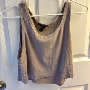 Forever 21 Taupe Tank Top